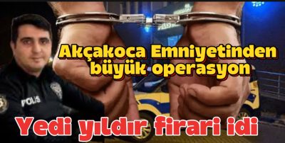 Akçakoca’da Dev Operasyon: 20 Farklı Suçtan Aranan Şahıs Yakalandı