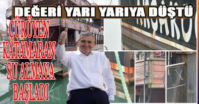 Bir Zamanlar Akçakoca’nın Gururuydu… Şimdi Çürüyor: Katamaran Pusula Limanda Kaderine Terk Edildi