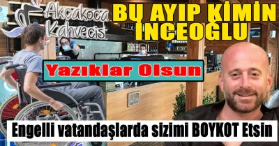 Engellilere Yasak Mekân: Akçakoca’da Sosyal Medyada Parlayan Mekâna Merdiven Engeli