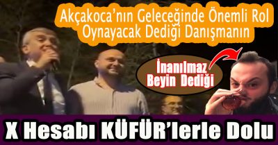 Albayrak’ın Vizyonlu Ve Liyakatli Örnek Alınmalı Dediği Danışmanı