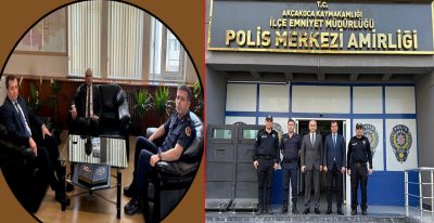 Kaymakam Pişkin’den Emniyet Müdürü Öztürk’e Hayırlı Olsun Ziyareti