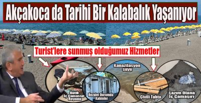 Akçakoca Turizmi Altın Çağında! Plajlar Tıklım Tıklım, Hizmetler Nefes Kesmeye Devam Ediyor