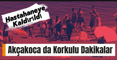 Çuhallı Plajında korkutan olay