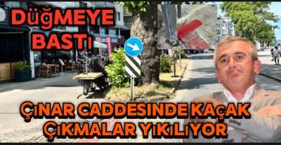 ÇINAR CADDESİ’NDE SARI KIRMIZI GERGİNLİĞİ – ESNAF TEPKİLİ!