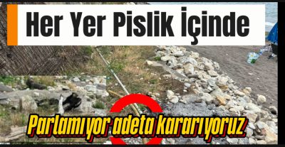 SAHİL Mİ, ÇÖPLÜK MÜ? AKÇAKOCA’DA TURİZMİN KALBİ PİSLİĞE TESLİM!