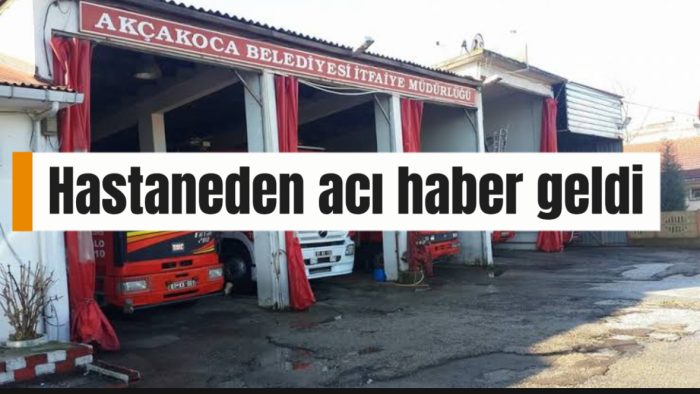 AKÇAKOCA’DA FECİ KAZA: İTFAİYE ARACININ ALTINDA KALAN İŞÇİ HAYATINI KAYBETTİ