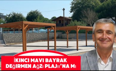 AKÇAKOCA DEĞİRMENAĞZI PLAJI’NDA HAREKETLİLİK: PERGOLELER YÜKSELİYOR, MAVİ BAYRAK UMUDU YEŞERİYOR