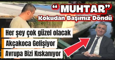 Yeni Mahalle Muhtarı Üstüner’den lağım kokusu açıklaması: “Mahalle halkının yanındayım”