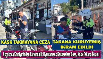 Hem Uyardı Hem İkram da Bulundu