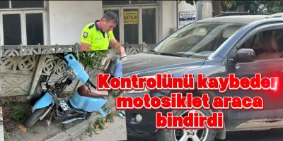 Osmaniye Caddesi’nde Motosiklet Kazası: İki Genç Yaralandı