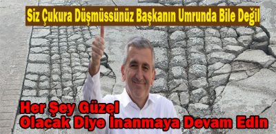 Akçakoca yolları değil, sanki ay krateri!