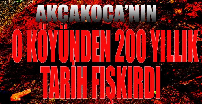 Yol çalışmasında tarih çıktı…