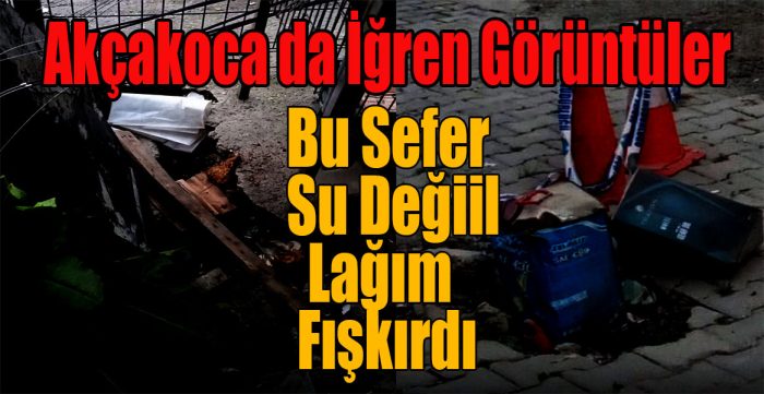 PAZAR YOLUNDA LAĞIM TAŞTI: VATANDAŞ İSYANDA, BELEDİYE SÖZÜNÜ TUTMADI