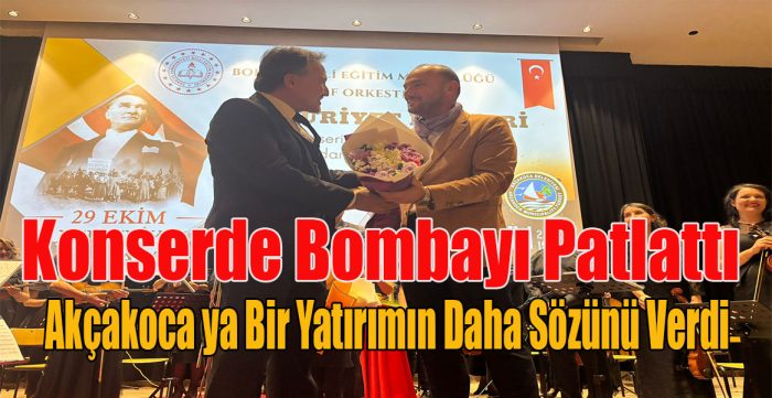 Akçakoca’da Unutulmaz Gece: MÜSİAD Genel Başkanı Burhan Özdemir’den 1000 Kişilik Salon Müjdesi