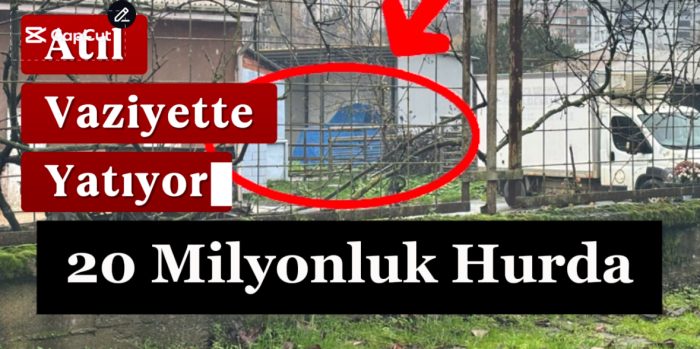 20 MİLYONLUK KOMPOST MAKİNASI BRANDANIN ALTINDA ÇÜRÜYOR