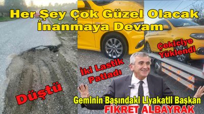 “HER ŞEY ÇOK GÜZEL OLACAKTI… LASTİKLER HURDAYA ÇIKTI!”