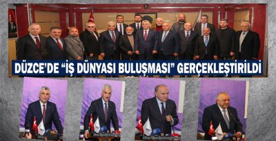 Başkan Özlü, şehrin kalkınma lokomotifi olan iş dünyasının temsilcileriyle yapılan görüşmelerin, Düzce’ye katma değer üreten çalışmalar açısından büyük önem taşıdığını vurguladı.