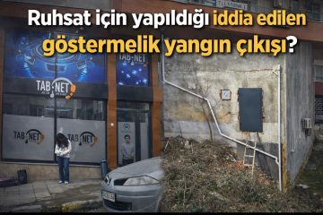 50 KİŞİNİN ÇALIŞTIĞI YERDE FORMALİTEDEN YANGIN ÇIKIŞI