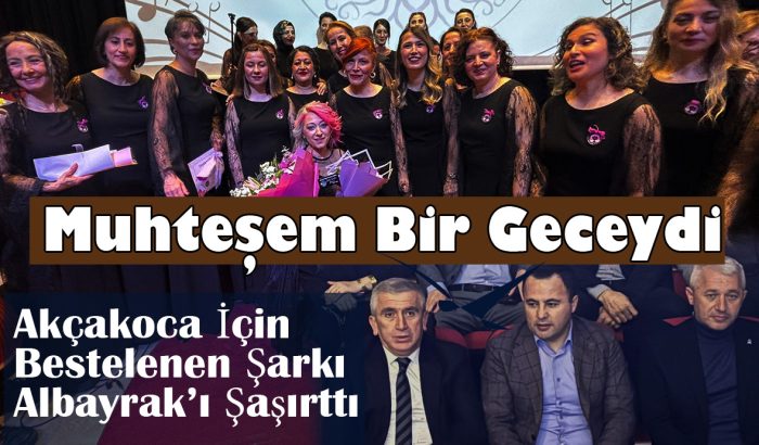 AKÇAKOCA’DA “KADIN SESLERİ” KONSERİ YOĞUN İLGİ GÖRDÜ