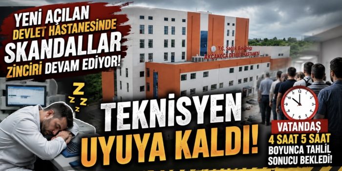 Akçakoca devlet Hastanesi’nde Şok olay
