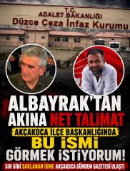 Herkes Albayrak’ın CHP’den istifa edeceğini beklerken Albayrak cezaevinden Akçakoca CHP ilçe Başkanlığını dizayn ediyor