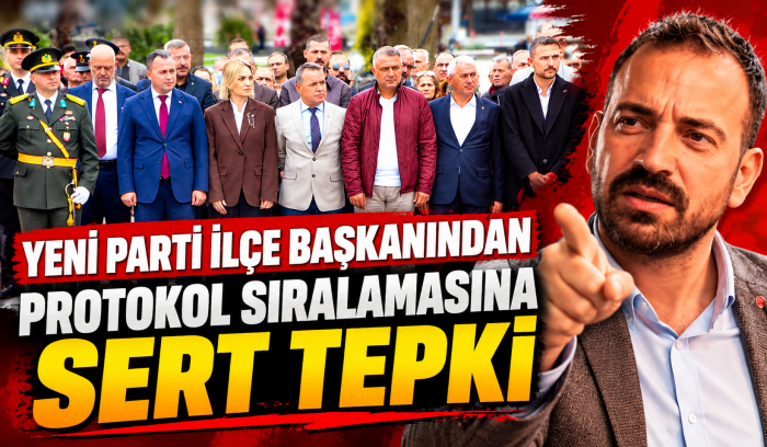 CUMHURİYET BAYRAMI TÖRENİNDE PROTOKOL TARTIŞMASI! YENİ PARTİ İLÇE BAŞKANINDAN SERT TEPKİ