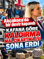 AKÇAKOCA’DA KALDIRIM İŞGALLERİNE SIKI DENETİM!