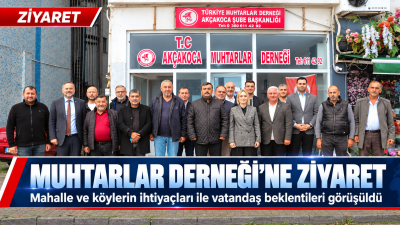 BELEDİYE BAŞKAN VEKİLİ ALEV ÜNAL’DAN MUHTARLAR DERNEĞİ’NE ZİYARET