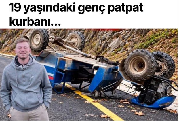 YIĞILCA’DA PATPAT FACİASI! 19 YAŞINDAKİ GENÇ HAYATINI KAYBETTİ